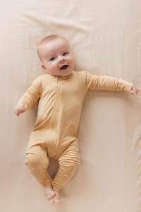 Nuevo diseño superventas <span class=keywords><strong>ropa</strong></span> de bebé 2 vías <span class=keywords><strong>marca</strong></span> cremallera YKK 0-3m bebé Footie pijamas Convertible Zippy una pieza - Product Image 6