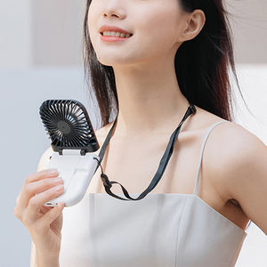 Ventilateur USB pliable haute vitesse avec affichage numérique à 100 vitesses Ventilateur portable portable pour bureau, maison, activités de plein air et voyages - Product Image 5