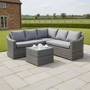Ensemble <span class=keywords><strong>de</strong></span> canapés modernes en <span class=keywords><strong>rotin</strong></span> rond, solution complète professionnelle pour hôtels, villas, jardins ou patios, idéal pour les espaces <span class=keywords><strong>de</strong></span> détente extérieurs. - Product Image 3