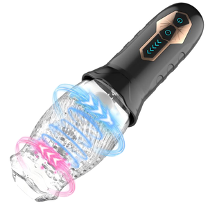 Dispositivo <span class=keywords><strong>de</strong></span> Ejercicio <span class=keywords><strong>de</strong></span> Masturbación con Vibración Telescópica Automática, Juguete Sexual para Adultos para Hombres en Forma <span class=keywords><strong>de</strong></span> Copa <span class=keywords><strong>de</strong></span> Avión - Product Image 1