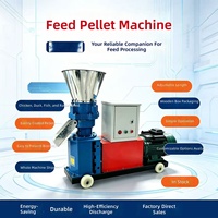 Nouvelle machine à granulés d'aliments double usage (sec et humide) pour l'élevage du bétail, paille et maïs, 220V, garantie 3 mois, 200kg