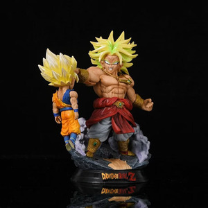 2024 impression <span class=keywords><strong>3D</strong></span> personnalisée fils goku anime figure <span class=keywords><strong>DBZ</strong></span> Manga Figure père et fils Diorama résine Art décoration de la maison Broli Anime - Product Image 5