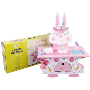 Haute qualité <span class=keywords><strong>en</strong></span> <span class=keywords><strong>bois</strong></span> rose lapin <span class=keywords><strong>jouet</strong></span> de <span class=keywords><strong>cuisine</strong></span> pour enfants kit <span class=keywords><strong>amazon</strong></span> jeu de rôle jouets <span class=keywords><strong>en</strong></span> <span class=keywords><strong>bois</strong></span> pour enfants - Product Image 4