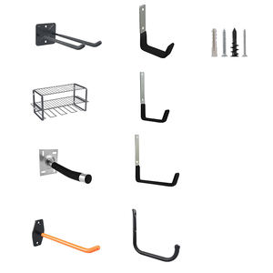 YOUPON YBH-PT1 Crochets d'organisation muraux en métal robuste antirouille, cuisine, garage, extérieur - Étagères flottantes modernes, support haut - Product Image 5