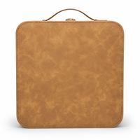 Boîte à rabat magnétique portable en bois d'agar, coffret cadeau de luxe, boîte livre