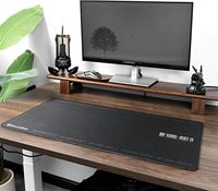 Tapis de souris de jeu de grande taille imperméable et antidérapant GravaStar pour les joueurs et le travail de bureau