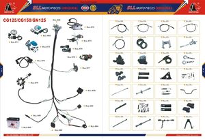 Parti di alta qualità del motociclo di GN125 e parti del motore pezzi di ricambio del motociclo - Product Image 2
