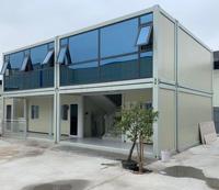 Offre Spéciale – Maisons Modulaires Conteneurs de Luxe Modernes, Panneaux Sandwich, Résistantes aux Ouragans, Villa Préfabriquée de 40 pieds, Utilisation Hôtelière et Hôtelière, en Acier