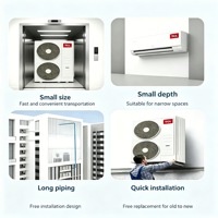 Unité de climatisation centrale multi-split commerciale 98 HP - Faible bruit, classe A en matière d'économie d'énergie, électrique pour usage extérieur et hôtelier