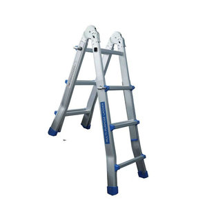 <span class=keywords><strong>Escalera</strong></span> Telescópica Plegable de Aluminio, Diseño Moderno, Portátil, de <span class=keywords><strong>3</strong></span> Peldaños en Zigzag, para Uso en Apartamentos - Product Image 3