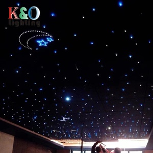 Kit d'éclairage LED RGBW 18W pour <span class=keywords><strong>plafond</strong></span> de <span class=keywords><strong>maison</strong></span>, effet ciel étoilé avec fibres optiques - Product Image 2