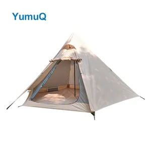 YumuQ 2-3 persone 5m campeggio all'aperto piazza deserto tela completa Tipi Tipi altra tenda da Picnic
