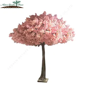 Gran flor de Sakura Planta grande al aire libre Artificial árbol de cereza