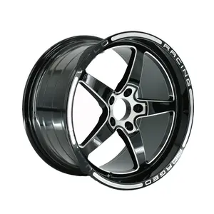 675F Hot Design Manufacturer 5x108 Aluminum Alloy 15 Inch Racing Car Wheel