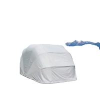 Abri de voiture moderne pliable en acier galvanisé pour garage et extérieur, abri de stationnement portable avec toile enduite de PU