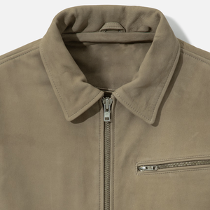Wholesale Men Multi Pocket <b>Canvas</b> <b>Work</b> <b>Jacket</b> Custom Logo Collared Zip Up Streetwear Utility Outerwear - Product Image 4
