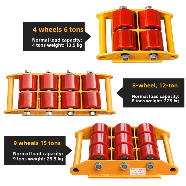 Custom-Made Four-Wheel Moving Tank Heavy-Load Shifting Tool Straight-Direction Steering Omnidirectional Floor Turtle Cart Small