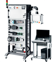 Equipo Escolar Inteligente, Tecnología Educativa, Capacitación PLC para Estudiantes, Construcción Metálica, Fuente de Alimentación CA 380V, Adikers AZ-153