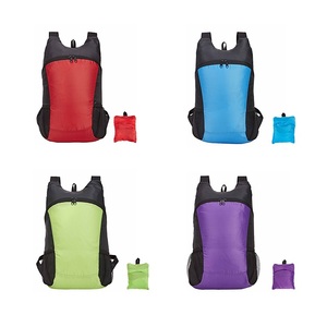 <b>Cheap</b> Nylon Fashion Foldable Hiking Bag Cycling Travel Waterproof Unisex Outdoor <b>Backpack</b> Polyester Custom Logo Lightweight - Product Image 1