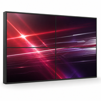 Écran LCD professionnel de 65 pouces avec bordure de 0,88 mm, panneau IPS 4K UHD, luminosité de 700 cd/m², compatible avec les systèmes CMS tiers, vidéo