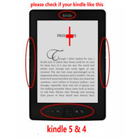 Casing Tahan Jatuh dari Kulit PU untuk Kindle 4/5 E-book Reader 6" (Tidak Kompatibel dengan Kindle Touch)