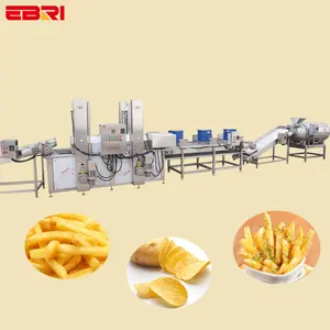 Ligne de production automatique de frites de patate douce de bonne qualité ligne de production de frites et chips de pomme de terre