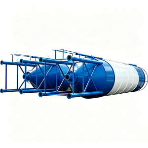 Silo à ciment avec dépoussiéreur pour système de manutention de poudres, équipement de dépoussiérage à filtre à sacs personnalisé, usine OEM - Product Image 4