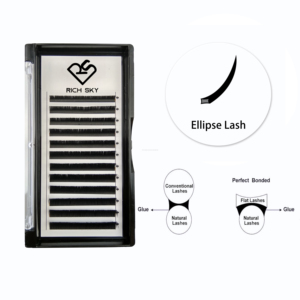 Gros <span class=keywords><strong>Cils</strong></span> Noir Mat <span class=keywords><strong>Ellipse</strong></span> Pbt Fibre Simple Extension De <span class=keywords><strong>Cils</strong></span> Plats - Product Image 1