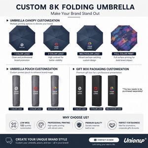 Sombrillas UV de Alta Calidad OEM al por Mayor, Caja de Regalo, Protección, Apertura Manual o Totalmente Automática, Sombrilla Personalizada 8k con Logotipo - Product Image 3