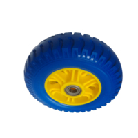Prix bas 260 X85 Style coréen Micro mousse plastique roue brouette roue polyuréthane mousse PU mousse roue plastique rayon