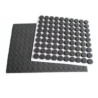 Coussinets en mousse EVA antidérapants autocollants, amortisseurs de chocs, ronds et carrés, noirs et blancs, FengZe FZ-12 pour la protection des meubles