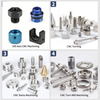 Pièces usinées sur mesure en aluminium CNC de précision, service d'usinage CNC entièrement automatique, utilisation industrielle, ISO9001