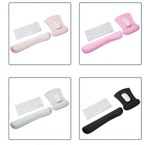 Custom Color Shape Non-Slip Base Ergonomic <b>Wrist</b> <b>Rest</b> Mouse Pad and Keyboard <b>Wrist</b> Support Set for Home Office Typing - Product Image 4