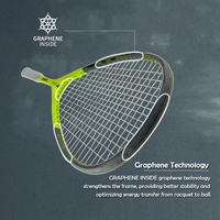 Raquette de squash légère en fibre de carbone composite, pré-cordée 14x19, raquette de contrôle pour débutants hommes femmes, entraînement sportif en salle