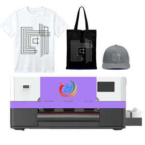 เครื่องพิมพ์ DTF แบบสองหัวพิมพ์ XP600 ของแท้จากสหรัฐอเมริกา ขายส่ง เครื่องพิมพ์ DTF แบบม้วน 30 ซม. พร้อมเครื่องเขย่าผง - Product Image 1