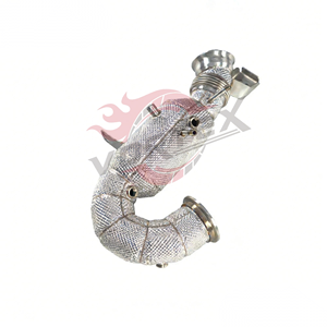 Sistema de Escape Vortex SS304 para Mercedes Benz AMG GT50/GT53/GT43/E53/GLE53/CLS53/GLS53 Motor M256, Acabado Pulido Espejo de Alta Calidad - Product Image 4