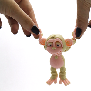 Figuras de Mono Impresas en 3D de la Marca Mandi, Multicolores, Modelo Creativo de Animal en Acción, Adornos, Regalos para Amantes de los Animales de 7 a 12 Meses - Product Image 5