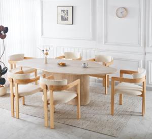 Travertine Style <strong>Kitchen</strong> <strong>Table</strong> Mesas De Jantar Wooden Dining <strong>Tables</strong> <strong>Table</strong> - Product Image 2