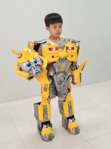 <span class=keywords><strong>Nouveau</strong></span> produit Offre Spéciale transformateur Robot Costume Cosplay danse Costume pour enfants - Product Image 3