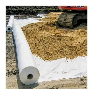 ผ้า geotextile สำหรับถนนเส้นใยโพลีเอสเตอร์ Geofabric กันรังสี UV