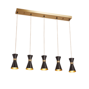 Custom Copper Modern LED Brass Hanging Chandelier Stylish & Popular Pendant <b>Lights</b> for Hotel Bedroom Home Decoration - Product Image 3