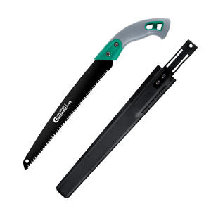 Sierra de mano Green Guard con hoja de acero de alto contenido de carbono, herramienta manual para trabajar la madera, cortar árboles en el jardín, negra con bolsa. - Product Image 2