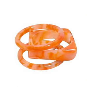 New Best Quality <b>Cute</b> Blue Marbled Gava Acrylic Resin Bangle <b>Bracelet</b> Unisex Fashion Jewelry Gift Anniversary Party for Woman - Product Image 2