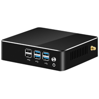 Mini PC Portátil XCY J4125, Microcomputadora Personal de Oficina, DDR4, Pantalla Dual, HTPC Nuc