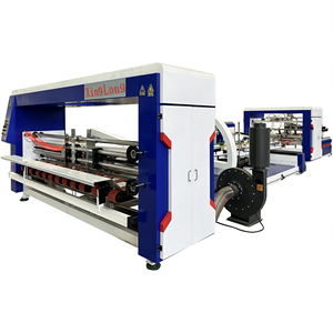 Incollatore per cartelletta automatica nuovo tipo di cartone cartone ondulato cintura alimentatore cartone incollatura macchina - Product Image 4