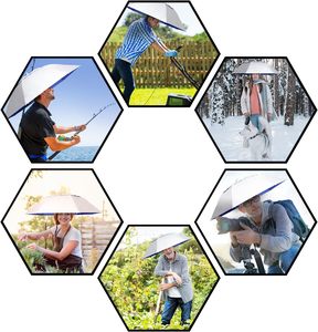 Sombrilla Manual Grande para Adultos, Protección UV, Doble Capa, Ligera, Plegable, para Pesca, Jardinería, <span class=keywords><strong>Playa</strong></span>, <span class=keywords><strong>Golf</strong></span> - Product Image 4