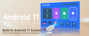 โปรเจคเตอร์ขนาดเล็ก HY300Ultra MAGCUBIC ระบบ Android 14 WiFi6 BT5.4 LED สมาร์ทโปรเจคเตอร์ รองรับ 8K สำหรับดูวิดีโอที่บ้าน ขายดี - Product Image 4