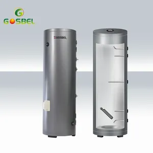 Gosbel ISO9001/CE Certified 100l Stainless Steel Tank Water Heater Heat Pump Hot Water Buffer Tank