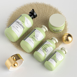 Bình Bơm Tròn Boston Bằng Nhựa <span class=keywords><strong>HDPE</strong></span> Màu Xanh Lá Tùy Chỉnh Bình Đựng Mỹ Phẩm Cho Dầu Gội Lotion Phòng Tắm - Product Image 5