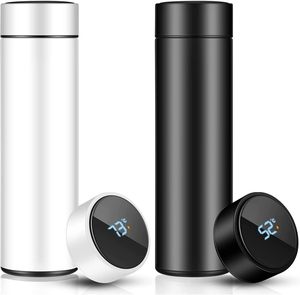 Double Digital Vacuum Insulation 500ml Thermos Tumbler Stainless Steel Smart Water Bottle with LED Temperature Display - Product Image 5